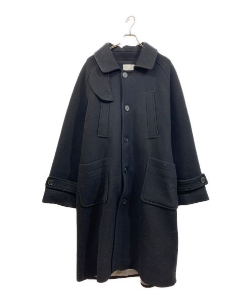 UNDERMYCAR（アンダーマイカー）UNDERMYCAR (アンダーマイカー) BALMACAAN OVERSIZED WOOL COAT ブラック サイズ:0（実寸をご確認ください）の古着・服飾アイテム