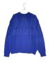 Supreme (シュプリーム) Applique Cable Knit Sweater ブルー サイズ:S：30000円