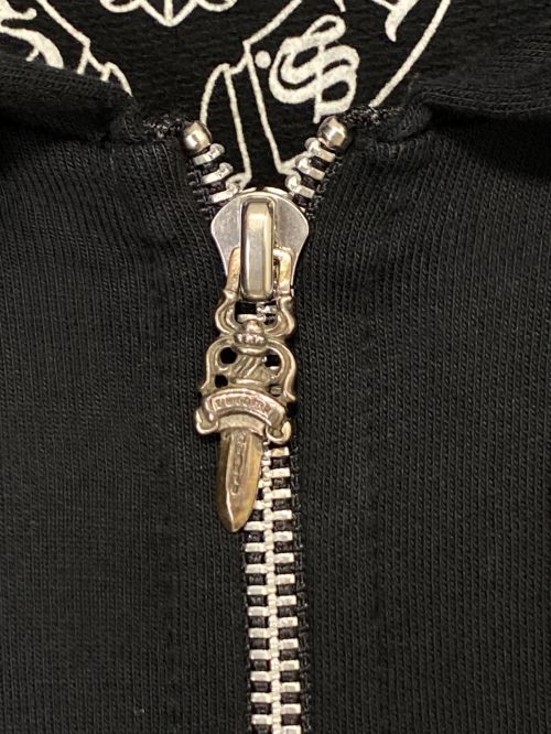 CHROME HEARTS（クロムハーツ）CHROME HEARTS (クロムハーツ) THE ROLLING STONES (ザ ローリングストーンズ) パーカー ブラック サイズ:Lの古着・服飾アイテム