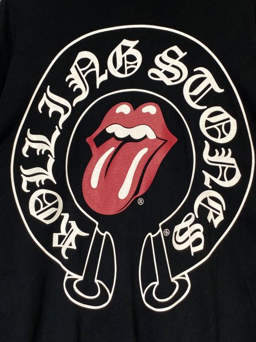 CHROME HEARTS（クロムハーツ）CHROME HEARTS (クロムハーツ) THE ROLLING STONES (ザ ローリングストーンズ) パーカー ブラック サイズ:Lの古着・服飾アイテム