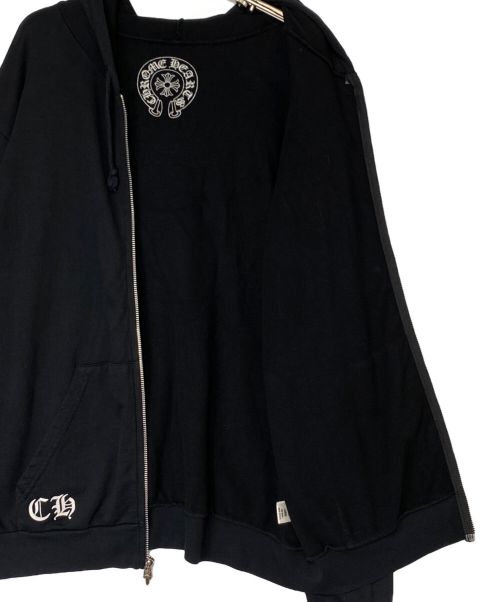 CHROME HEARTS（クロムハーツ）CHROME HEARTS (クロムハーツ) THE ROLLING STONES (ザ ローリングストーンズ) パーカー ブラック サイズ:Lの古着・服飾アイテム