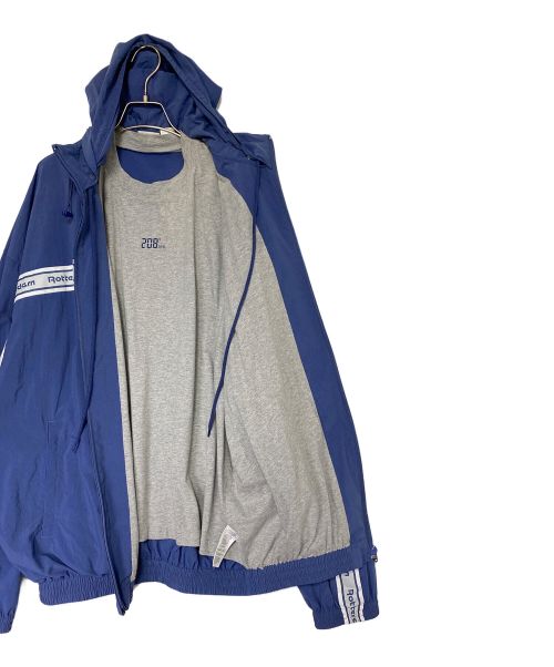 VETEMENTS（ヴェトモン）VETEMENTS (ヴェトモン) REEBOK (リーボック) レイヤードトラックジャケット ブルー サイズ:Sの古着・服飾アイテム