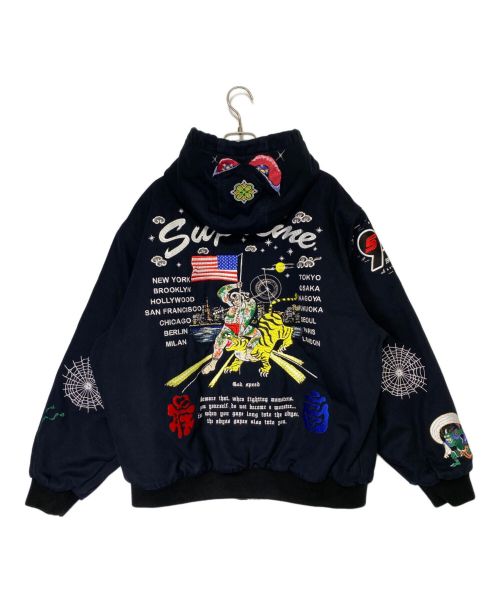 SUPREME（シュプリーム）SUPREME (シュプリーム) 葵産業 (アオイサンギョウ) AOI Hooded Work Jacket ブラック サイズ:Lの古着・服飾アイテム