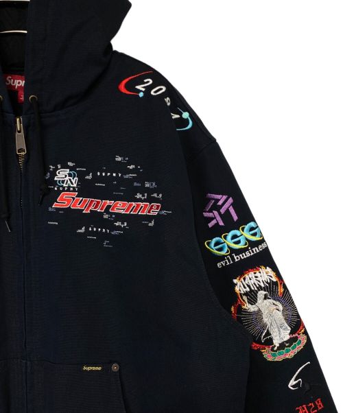 SUPREME（シュプリーム）SUPREME (シュプリーム) 葵産業 (アオイサンギョウ) AOI Hooded Work Jacket ブラック サイズ:Lの古着・服飾アイテム
