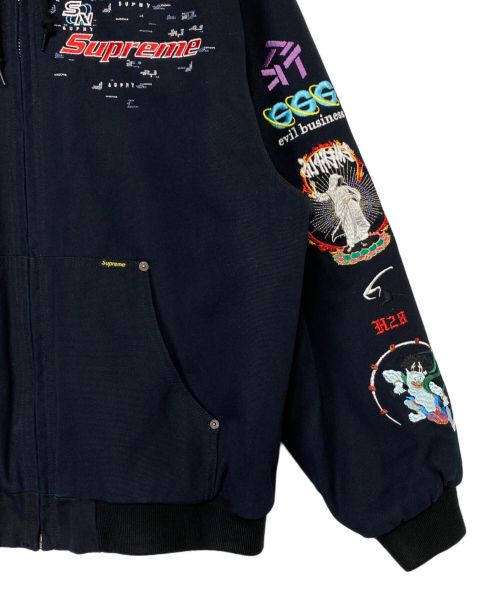 SUPREME（シュプリーム）SUPREME (シュプリーム) 葵産業 (アオイサンギョウ) AOI Hooded Work Jacket ブラック サイズ:Lの古着・服飾アイテム