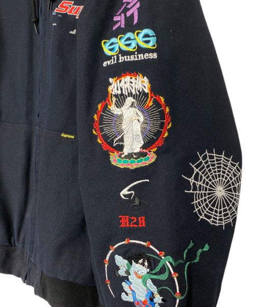 SUPREME（シュプリーム）SUPREME (シュプリーム) 葵産業 (アオイサンギョウ) AOI Hooded Work Jacket ブラック サイズ:Lの古着・服飾アイテム