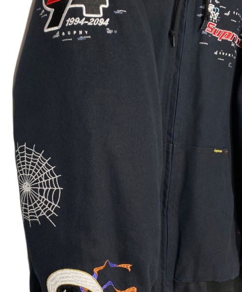 SUPREME（シュプリーム）SUPREME (シュプリーム) 葵産業 (アオイサンギョウ) AOI Hooded Work Jacket ブラック サイズ:Lの古着・服飾アイテム
