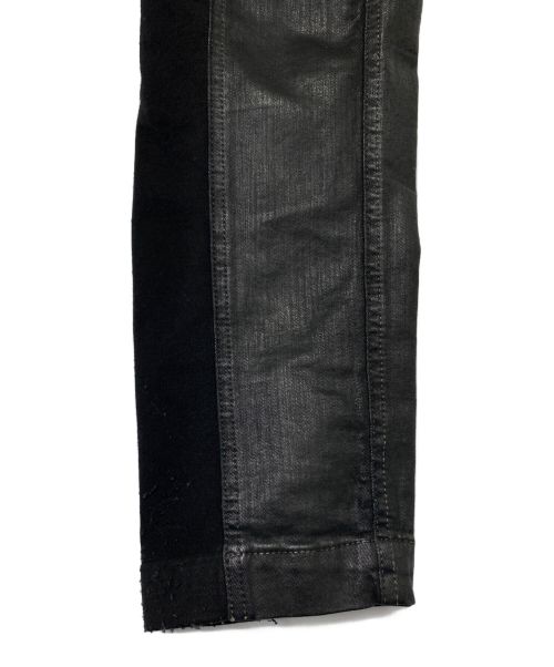 DRKSHDW（ダークシャドウ）DRKSHDW (ダークシャドウ) Memphis Patched Coated Jean ブラック サイズ:30の古着・服飾アイテム