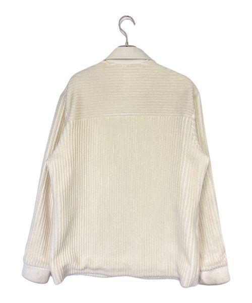 CASABLANCA（カサブランカ）CASABLANCA (カサブランカ) Jumbo Corduroy Overshirt ホワイト サイズ:Mの古着・服飾アイテム