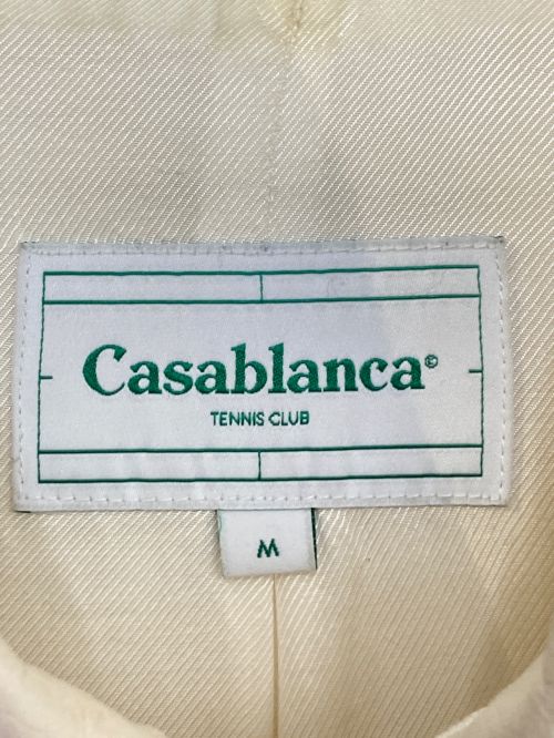 CASABLANCA（カサブランカ）CASABLANCA (カサブランカ) Jumbo Corduroy Overshirt ホワイト サイズ:Mの古着・服飾アイテム