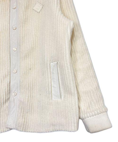 CASABLANCA（カサブランカ）CASABLANCA (カサブランカ) Jumbo Corduroy Overshirt ホワイト サイズ:Mの古着・服飾アイテム