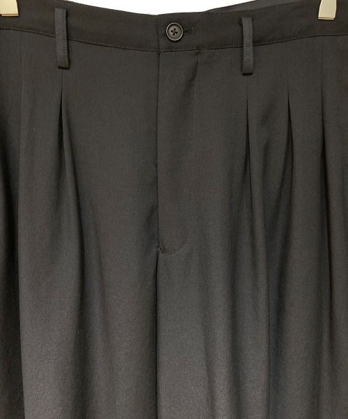 Y's for men（ワイズフォーメン）Y's for men (ワイズフォーメン) WOOL GABARDINE SUSPENDER PANTS（ウールギャバジンサスペンダーパンツ） ブラック サイズ:2の古着・服飾アイテム
