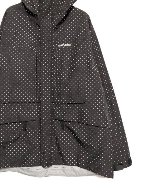 everyone（エブリワン）everyone (エブリワン) Polka-Dot 3Layer Jacket by AKAD ブラック サイズ:Lの古着・服飾アイテム