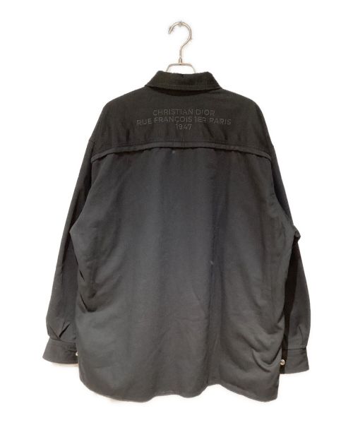 Dior（ディオール）Dior (ディオール) 24SS OVERSIZED SHIRT JACKET(オーバーサイズドシャツジャケット) ブラック サイズ:39の古着・服飾アイテム
