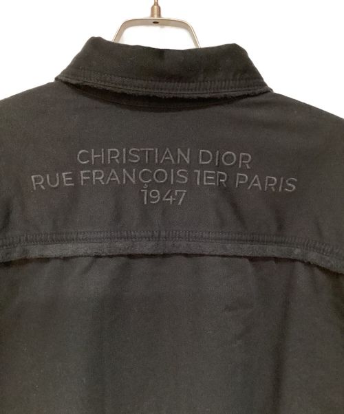 Dior（ディオール）Dior (ディオール) 24SS OVERSIZED SHIRT JACKET(オーバーサイズドシャツジャケット) ブラック サイズ:39の古着・服飾アイテム