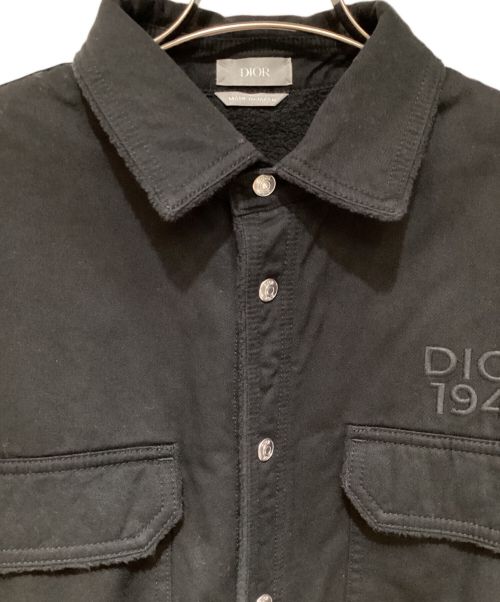 Dior（ディオール）Dior (ディオール) 24SS OVERSIZED SHIRT JACKET(オーバーサイズドシャツジャケット) ブラック サイズ:39の古着・服飾アイテム