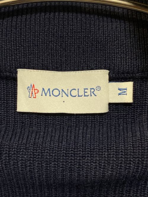 MONCLER（モンクレール）MONCLER (モンクレール) MAGLIONE TRICOT CARDIGAN ネイビー サイズ:Mの古着・服飾アイテム