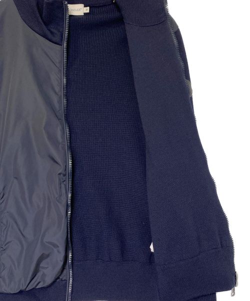 MONCLER（モンクレール）MONCLER (モンクレール) MAGLIONE TRICOT CARDIGAN ネイビー サイズ:Mの古着・服飾アイテム
