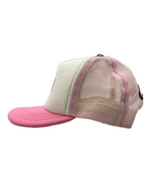 CHROME HEARTS（クロムハーツ）CHROME HEARTS (クロムハーツ) Horseshoe Trucker Cap ピンク サイズ:OSの古着・服飾アイテム