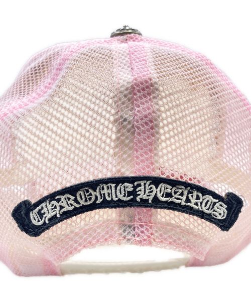 CHROME HEARTS（クロムハーツ）CHROME HEARTS (クロムハーツ) Horseshoe Trucker Cap ピンク サイズ:OSの古着・服飾アイテム