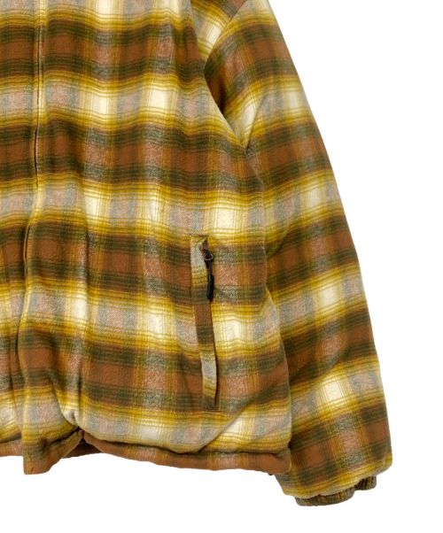 SUPREME（シュプリーム）SUPREME (シュプリーム) Flannel Reversible Puffer Jacket ブラウン サイズ:XLの古着・服飾アイテム