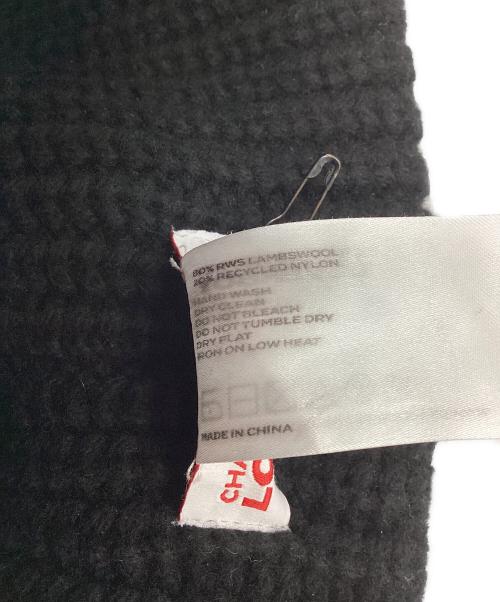 CHARLES JEFFREY LOVERBOY（チャールズ ジェフリー ラバーボーイ）CHARLES JEFFREY LOVERBOY (チャールズ ジェフリー ラバーボーイ) ニットキャップ ブラックの古着・服飾アイテム