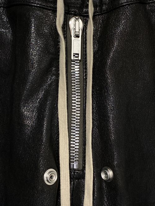 RICK OWENS（リックオウエンス）RICK OWENS (リックオウエンス) レザーパンツ ブラック サイズ:46の古着・服飾アイテム