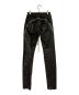 RICK OWENS (リックオウエンス) レザーパンツ ブラック サイズ:46：120000円