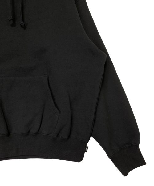 SUPREME（シュプリーム）SUPREME (シュプリーム) satin applique hooded sweatshirt ブラック サイズ:S 未使用品の古着・服飾アイテム