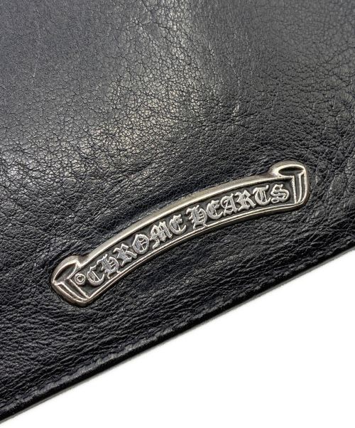 CHROME HEARTS（クロムハーツ）CHROME HEARTS (クロムハーツ) クロスパッチ ジッパーチェンジパース ブラック サイズ:-の古着・服飾アイテム