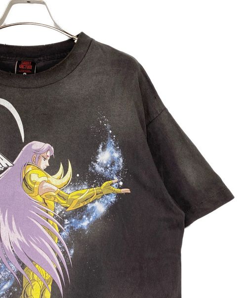 SAINT MICHAEL（セントマイケル）SAINT MICHAEL (セントマイケル) 聖闘士星矢 (セイントセイヤ) MUU SAINT SEIYA TEE ブラック サイズ:Mの古着・服飾アイテム