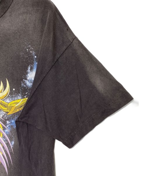 SAINT MICHAEL（セントマイケル）SAINT MICHAEL (セントマイケル) 聖闘士星矢 (セイントセイヤ) MUU SAINT SEIYA TEE ブラック サイズ:Mの古着・服飾アイテム