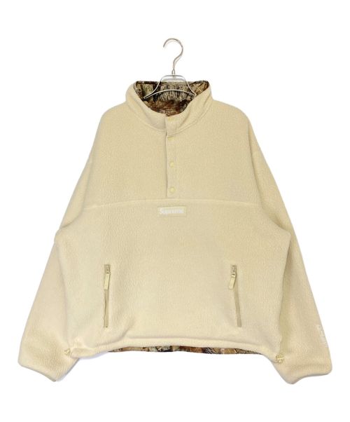 SUPREME（シュプリーム）SUPREME (シュプリーム) Polartec Shearling Reversible Pullover ブラウン×ベージュ サイズ:Lの古着・服飾アイテム