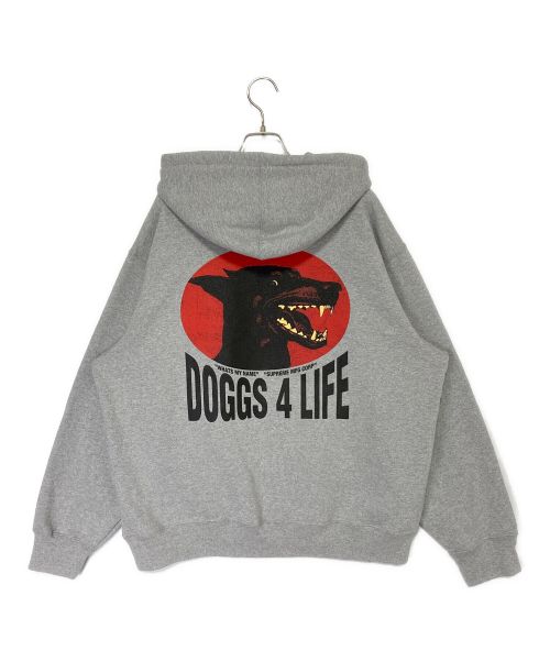SUPREME（シュプリーム）SUPREME (シュプリーム) Doggs Hooded Sweatshirt グレー サイズ:Lの古着・服飾アイテム