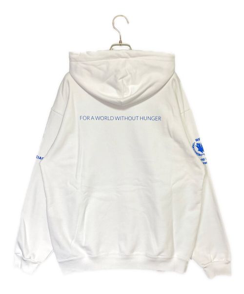 BALENCIAGA（バレンシアガ）BALENCIAGA (バレンシアガ) ロゴフーディ ホワイト サイズ:XSの古着・服飾アイテム