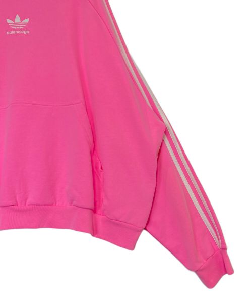 BALENCIAGA（バレンシアガ）BALENCIAGA (バレンシアガ) adidas (アディダス) Hoodie Large Fit ピンク サイズ:2の古着・服飾アイテム
