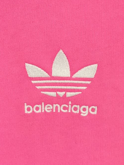 BALENCIAGA（バレンシアガ）BALENCIAGA (バレンシアガ) adidas (アディダス) Hoodie Large Fit ピンク サイズ:2の古着・服飾アイテム