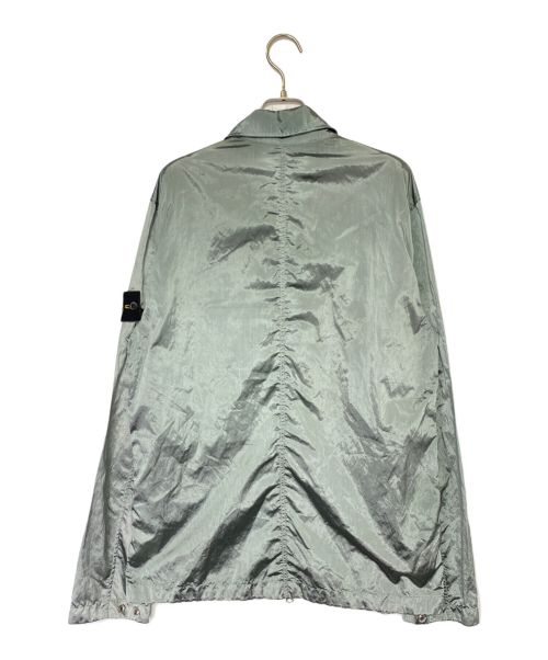 STONE ISLAND（ストーンアイランド）STONE ISLAND (ストーンアイランド) ナイロンメタルオーバーシャツ スカイブルー サイズ:Lの古着・服飾アイテム