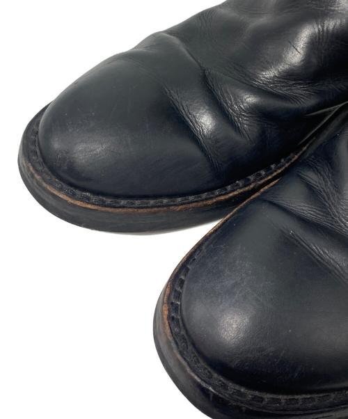 ANN DEMEULEMEESTER（アンドゥムルメステール）ANN DEMEULEMEESTER (アンドゥムルメステール) バックレースジップブーツ ブラック サイズ:41の古着・服飾アイテム