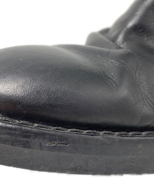 ANN DEMEULEMEESTER（アンドゥムルメステール）ANN DEMEULEMEESTER (アンドゥムルメステール) バックレースジップブーツ ブラック サイズ:41の古着・服飾アイテム