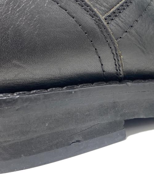 ANN DEMEULEMEESTER（アンドゥムルメステール）ANN DEMEULEMEESTER (アンドゥムルメステール) バックレースジップブーツ ブラック サイズ:41の古着・服飾アイテム