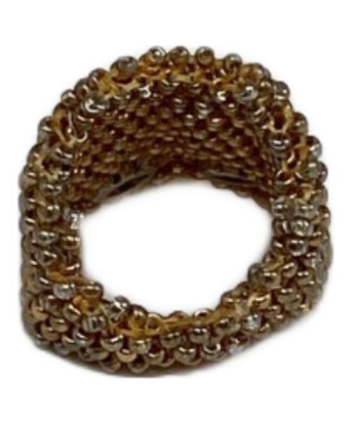 UNDERCOVER（アンダーカバー）UNDERCOVER (アンダーカバー) スカルビーズリング ゴールド サイズ:13号の古着・服飾アイテム