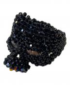 UNDERCOVERアンダーカバー）の古着「ビーズスカルリング」｜ブラック