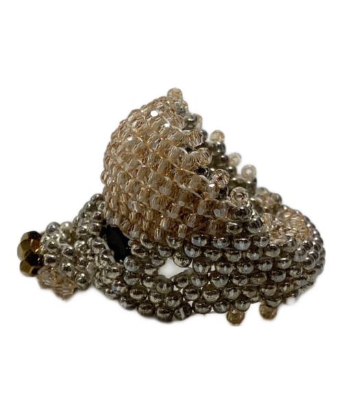 UNDERCOVER（アンダーカバー）UNDERCOVER (アンダーカバー) スカルビーズリング ゴールド サイズ:15の古着・服飾アイテム