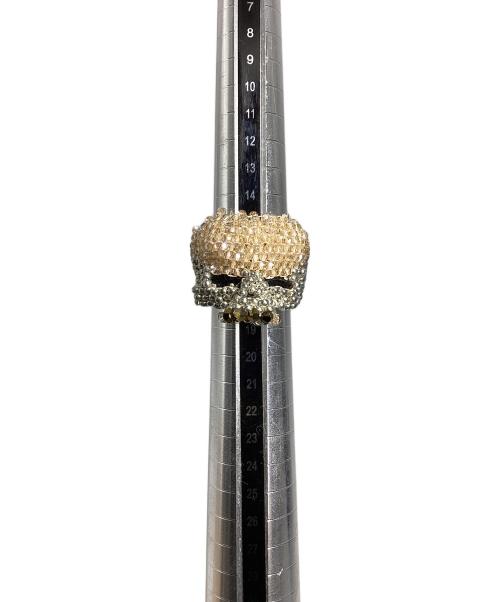 UNDERCOVER（アンダーカバー）UNDERCOVER (アンダーカバー) スカルビーズリング ゴールド サイズ:15の古着・服飾アイテム