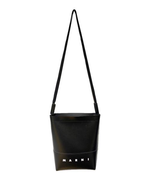 MARNI（マルニ）MARNI (マルニ) Lace up shoulder bag（レースアップショルダーバッグ） ブラックの古着・服飾アイテム