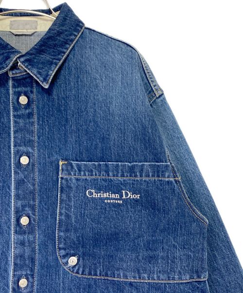 Dior（ディオール）Dior (ディオール) オーバーシャツ インディゴ サイズ:39の古着・服飾アイテム