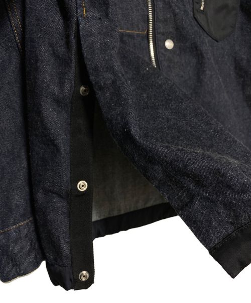 Dior（ディオール）Dior (ディオール) sacai (サカイ) コットン デニムジャケット インディゴ サイズ:50の古着・服飾アイテム
