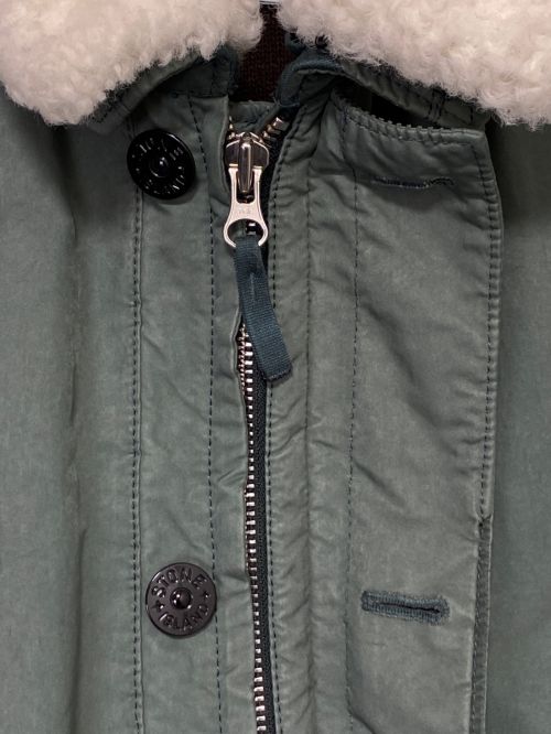 STONE ISLAND（ストーンアイランド）STONE ISLAND (ストーンアイランド) DAVID-TC WITH KNIT WOOL LINING グリーン サイズ:Mの古着・服飾アイテム