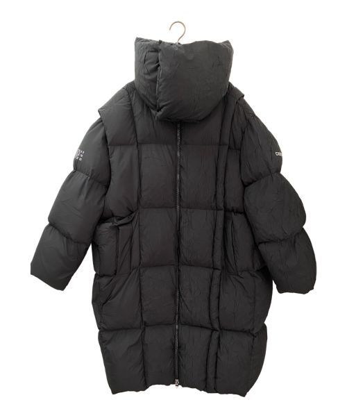 MM6 Maison Margiela（エムエムシックスメゾンマルジェラ）MM6 Maison Margiela (エムエムシックス メゾンマルジェラ) CHENPENG (チェンペン) ダウンコート ブラック サイズ:Sの古着・服飾アイテム